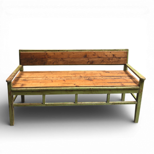 Vintage Mid-Century Pine Bench