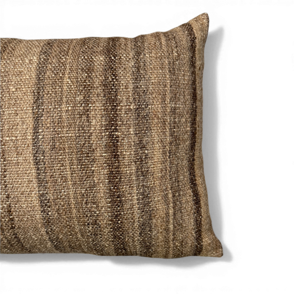 Vintage Fabric Pillow 22" x 14"