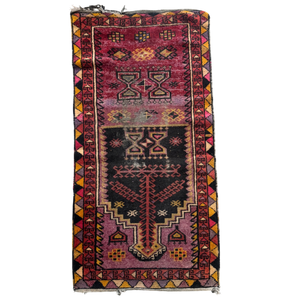 Vintage Caucasian Rug • 2'6" x 5'