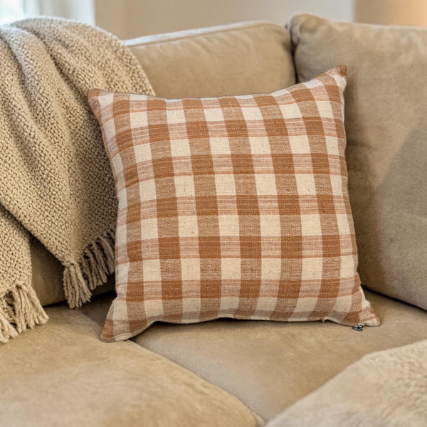 Checkered Pillow SM 17” x 17”