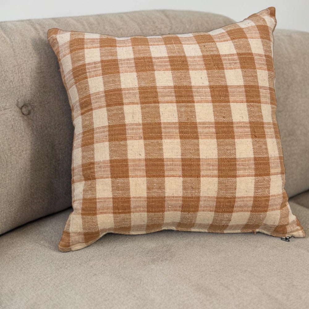 Checkered Pillow LG 21” x 21