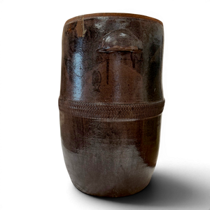 Vintage Folk Ceramic Vessel