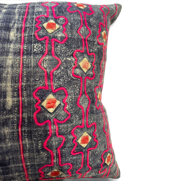 Vintage Fabric Pillows 17.5" 15"