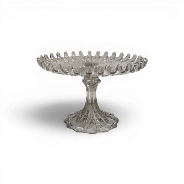Vintage 20th C. Glass Cake Stands