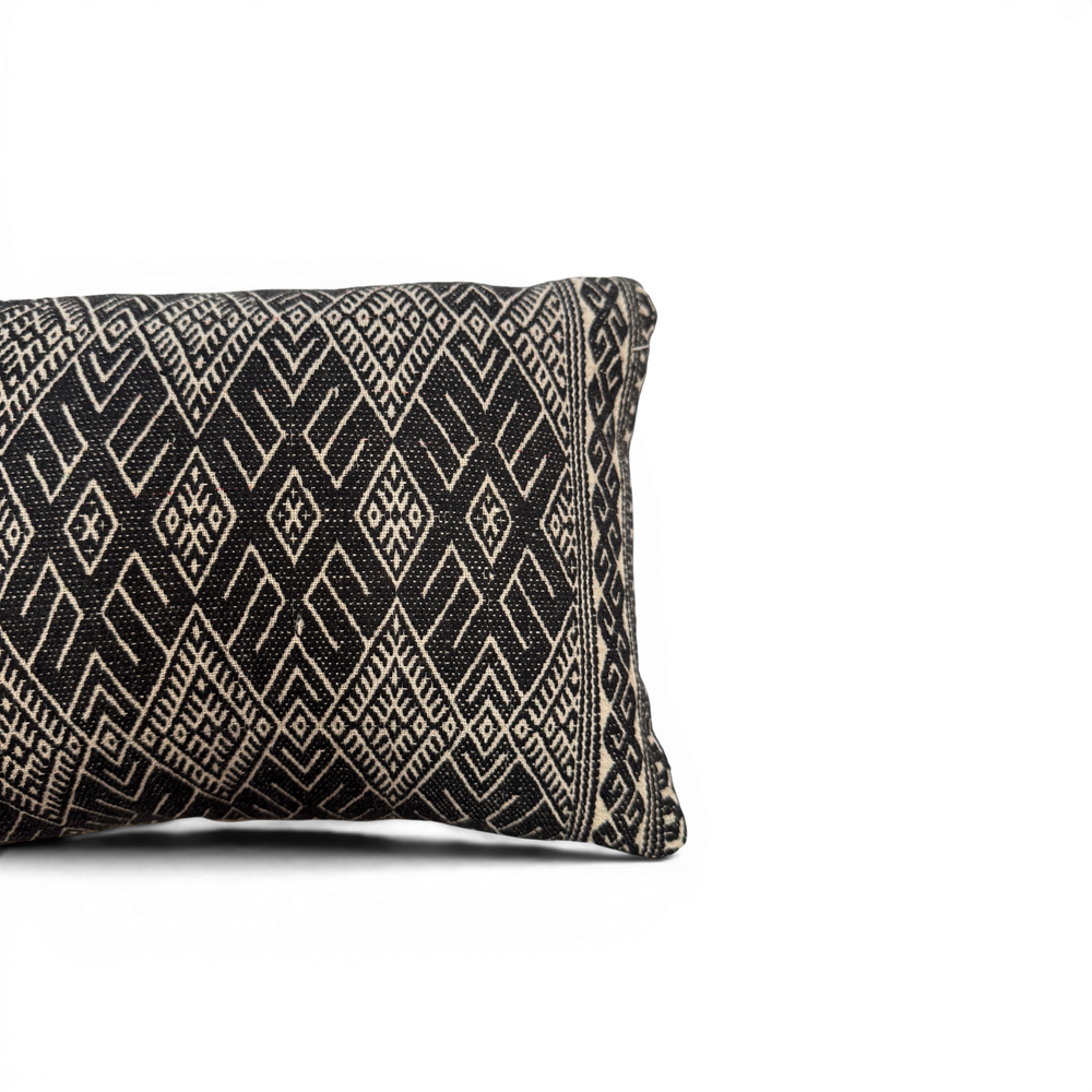 Vintage Fabric Pillow 20.5" x 10"