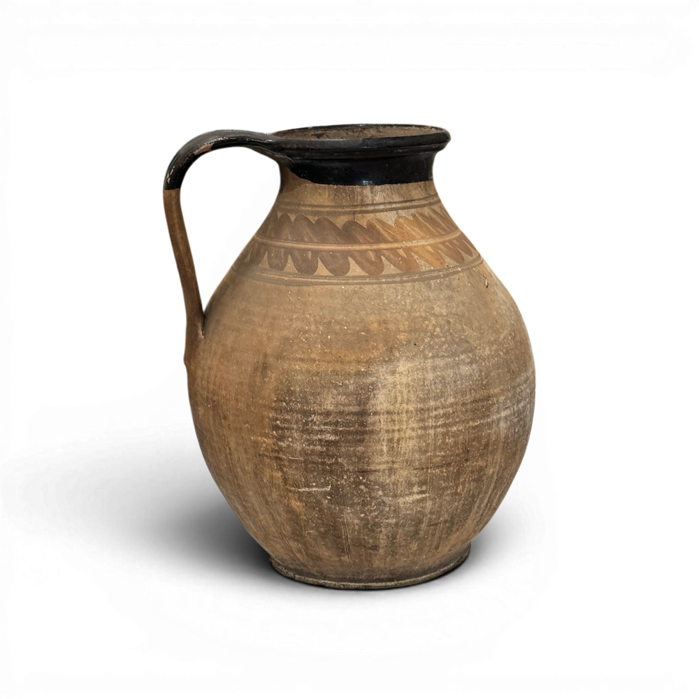 Tall Antique Ceramic Jar