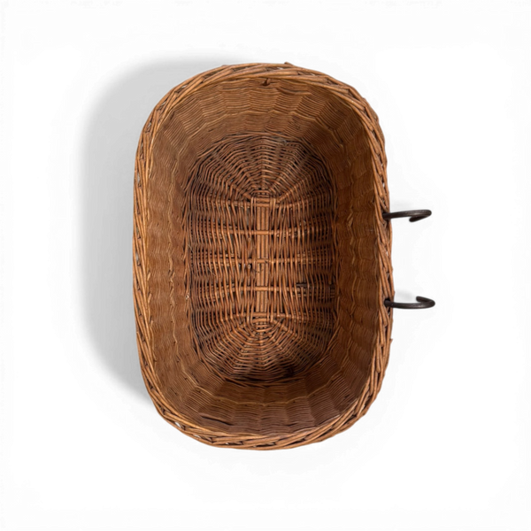 Vintage Wicker Bike Basket