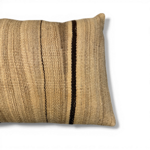 Vintage Fabric Pillow 21" x 11"