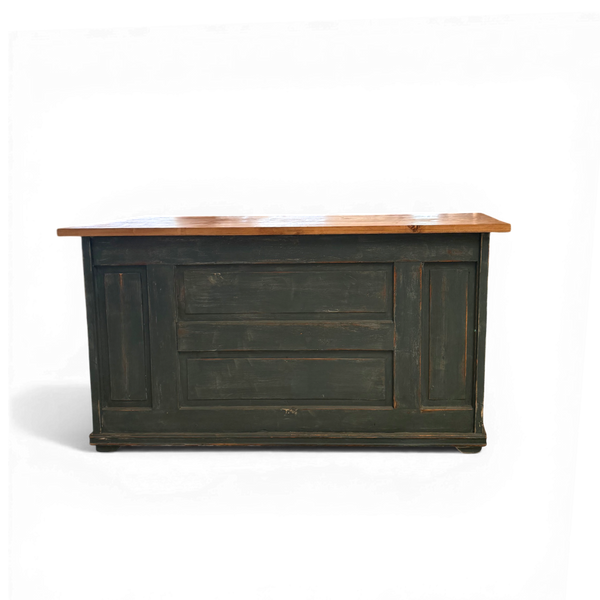 Vintage Counter with Wooden Pulls