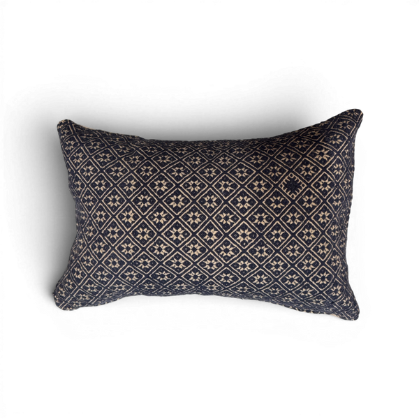 Vintage Fabric Pillow 18.5" x 12"