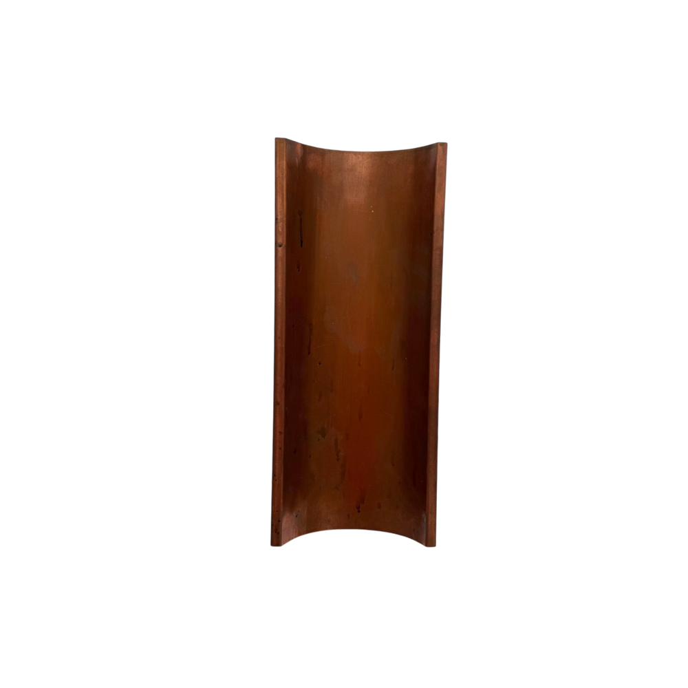 Ranch Copper Sconce | Aged Copper w/ Flutes