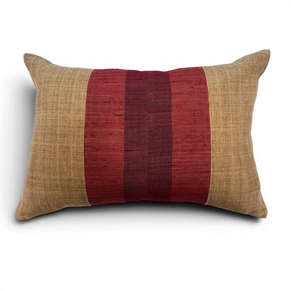 Vintage Fabric Pillow 19.5" x 13.5"