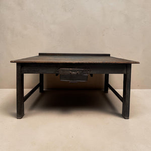 Antique European Beechwood Work Table/Desk