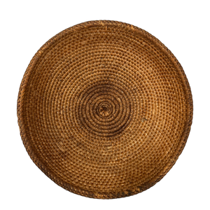 Vintage Budapest Round Basket
