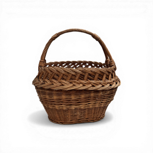 Vintage 20th C. Wicker Basket #2