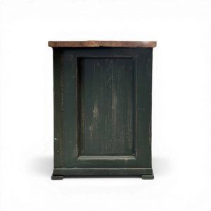 Vintage Counter with Brass Pulls