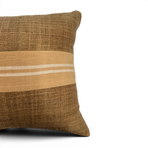 Vintage Fabric Pillow 19" x 14"