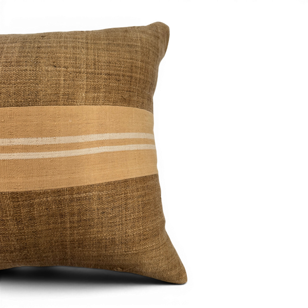 Vintage Fabric Pillow 19" x 14"