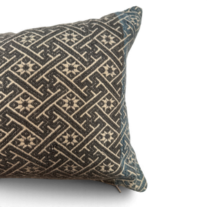 Vintage Fabric Pillow 18" x 12"