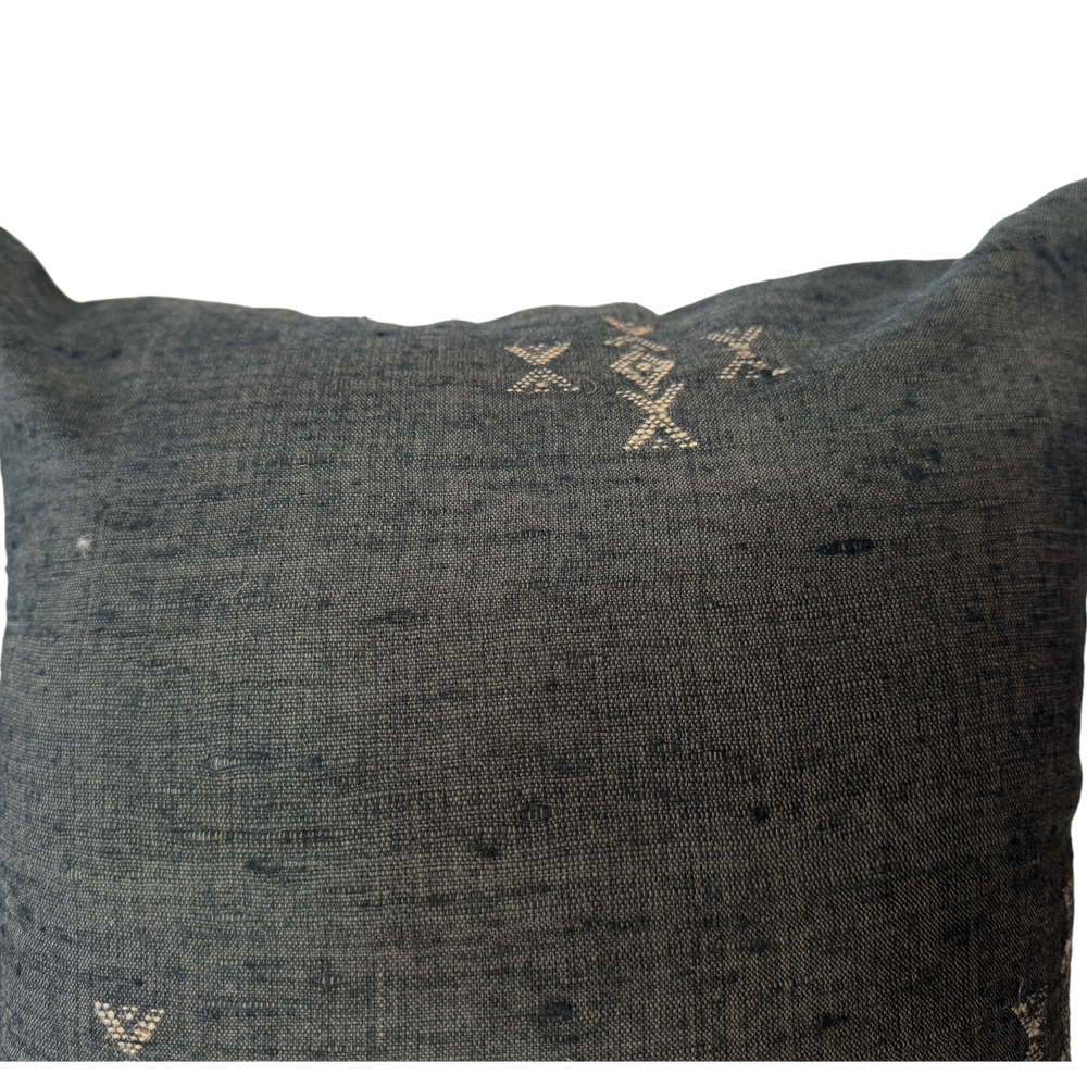 Vintage Fabric Pillow 18.5" x 14"