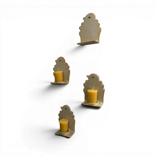 Ceramic Bird Candle Sconce