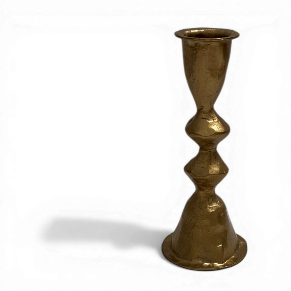 Haiku Taper Holder, Brass - Sm