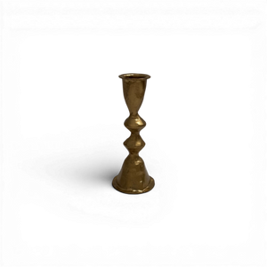 Haiku Taper Holder, Brass - Sm