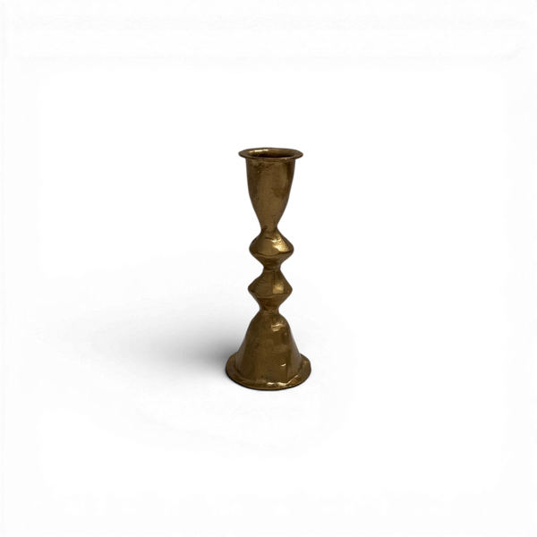Haiku Taper Holder, Brass - Sm