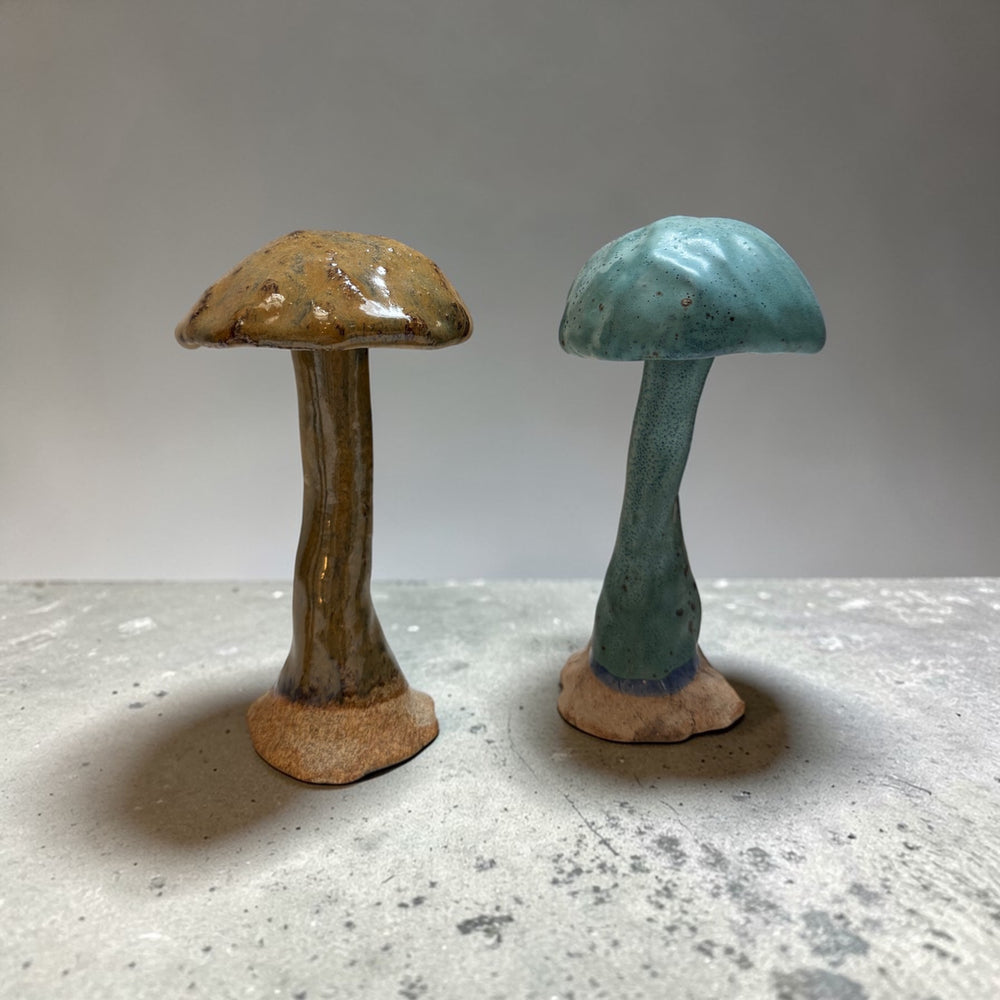 Ceramic Decorative Mushroom 6"