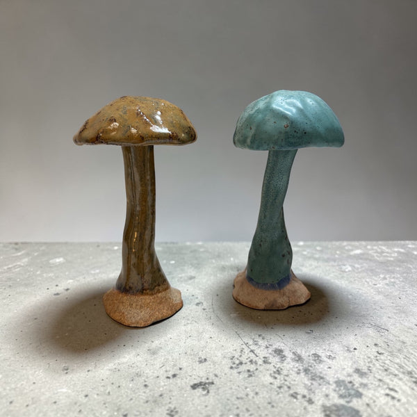 Ceramic Decorative Mushroom 6"