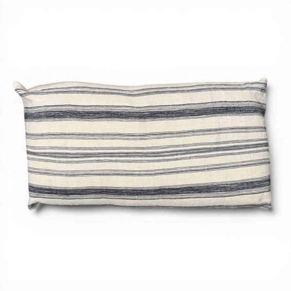 Vintage Fabric Pillow 27" x 14"