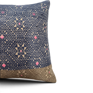 Vintage Fabric Pillow 16.5" x 12"