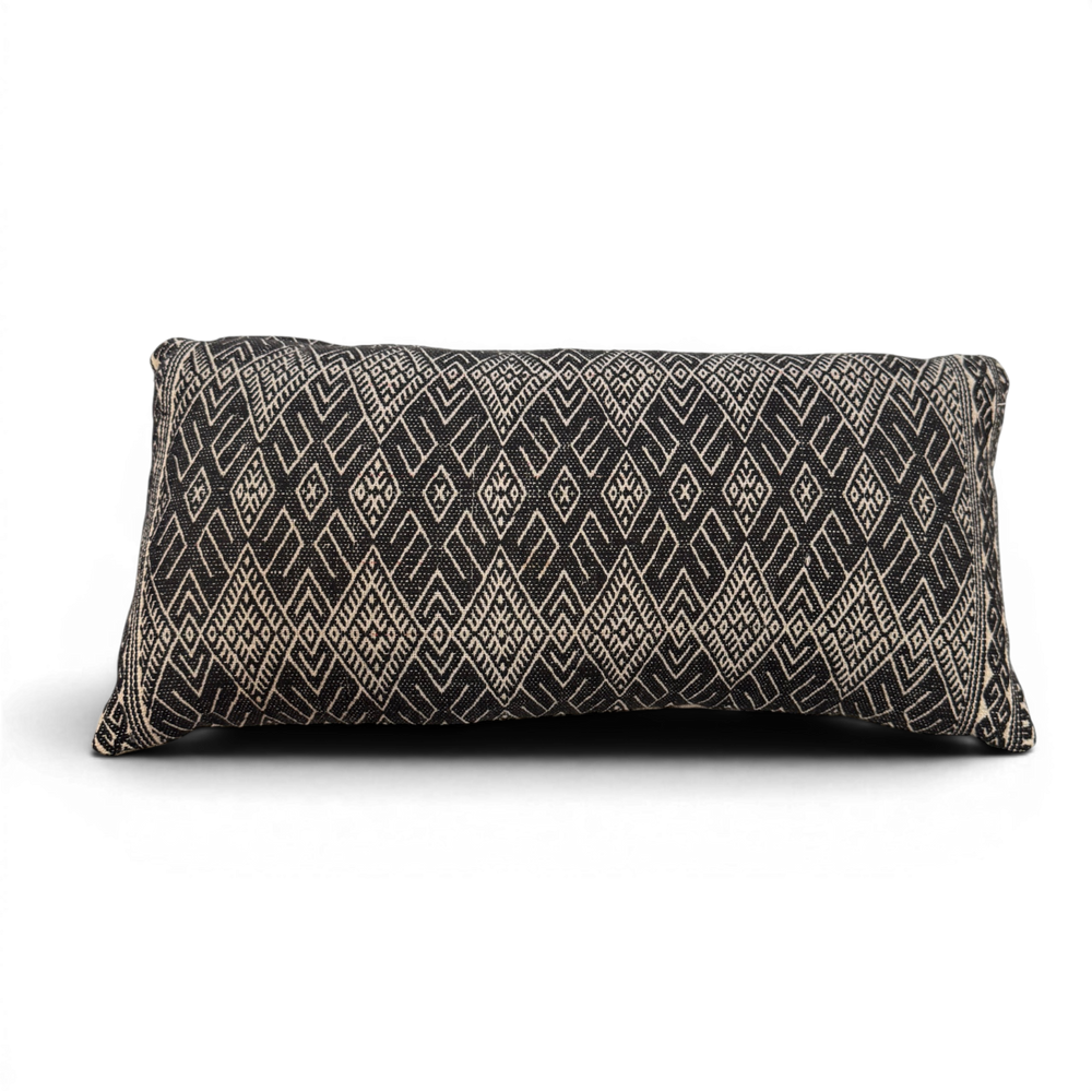 Vintage Fabric Pillow 20.5" x 10"
