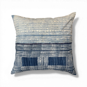 Vintage Fabric Pillow w/ Trillium 19.5" x 18.5"