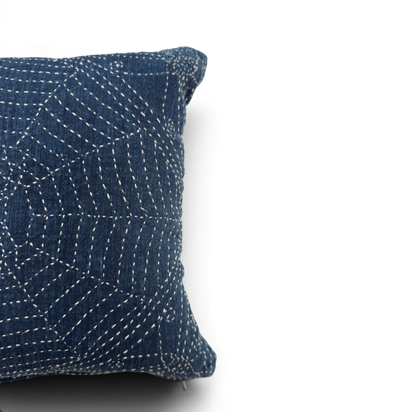Vintage Fabric Pillow 16" x 14"