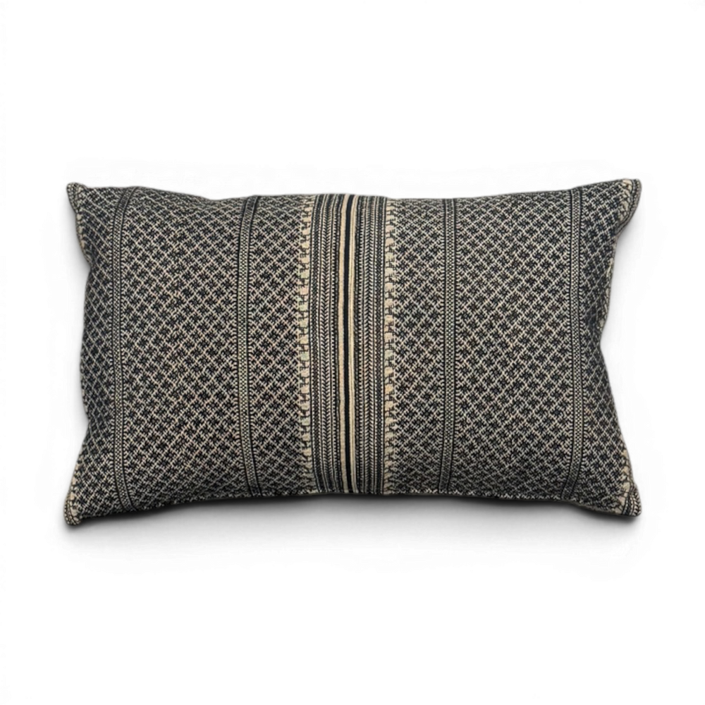 Vintage Fabric Pillow 20" x 12"
