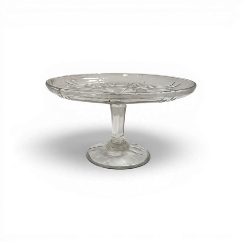 Vintage 20th C. Glass Cake Stands