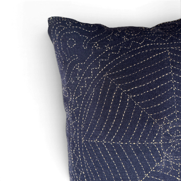 Vintage Fabric Pillow 13" x 13"
