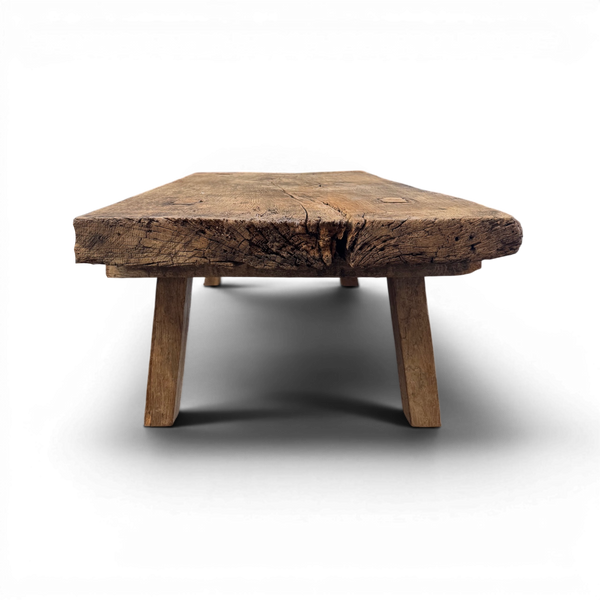 Vintage Butcher Block Coffee Table