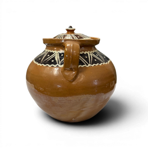 Vintage Folk Ceramic Jar