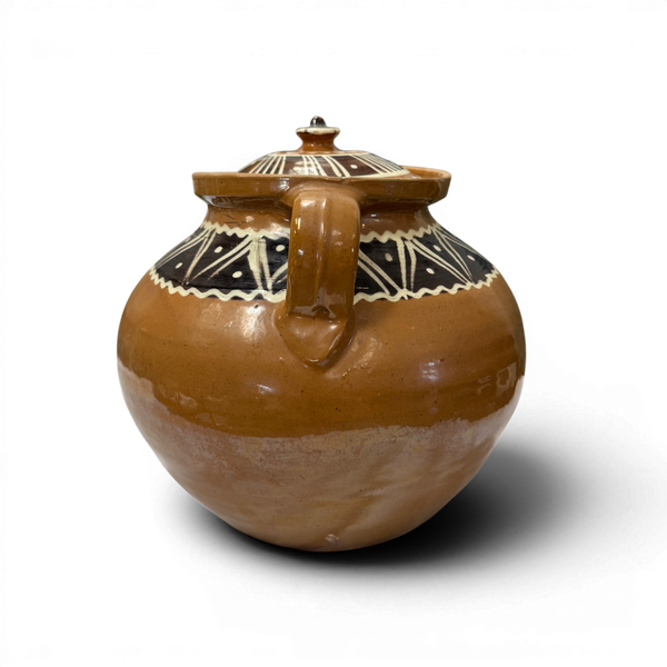 Vintage Folk Ceramic Jar