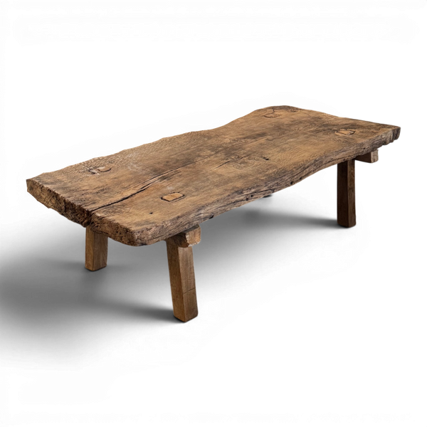 Vintage Butcher Block Coffee Table