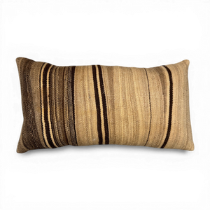 Vintage Fabric Pillow 21" x 11"