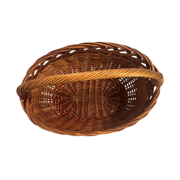 Vintage 20th C. Wicker Basket #4