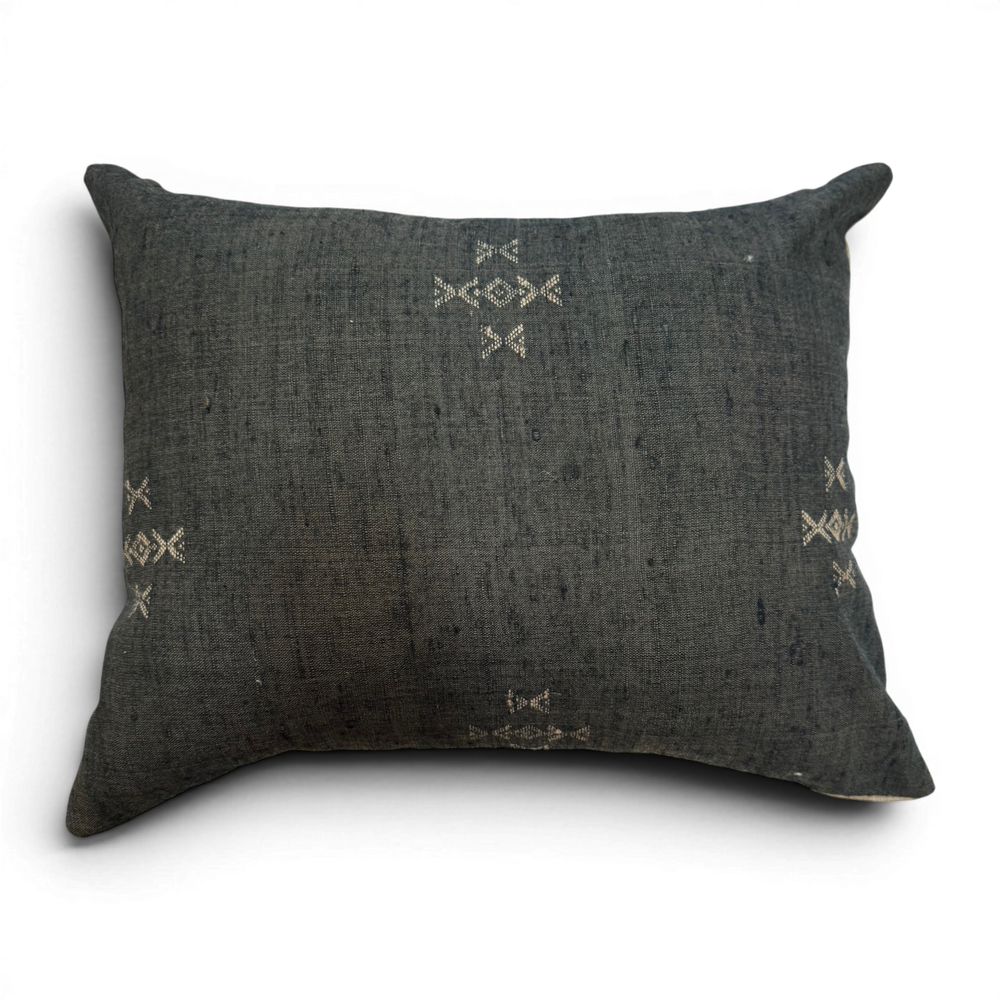 Vintage Fabric Pillow 18.5" x 14"