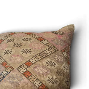 Vintage Fabric Pillow 18" x 12.5"