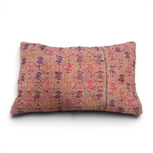 Vintage Fabric Pillow 17.5" x 10.5"