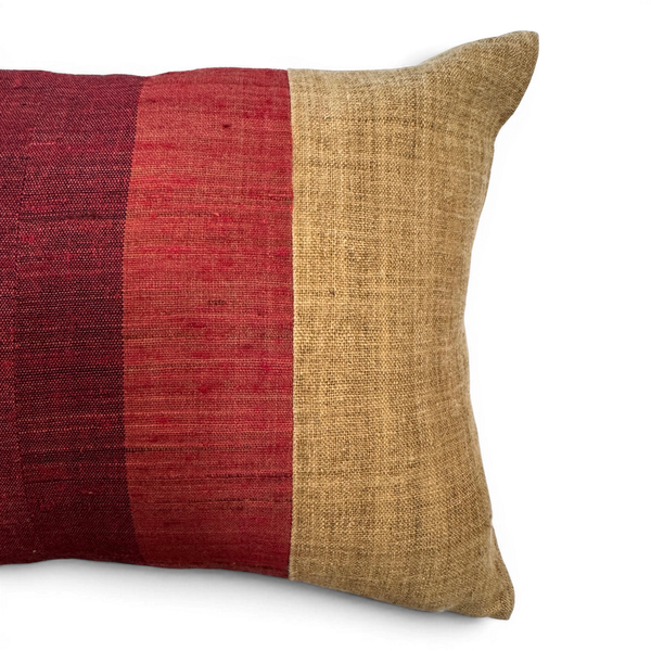 Vintage Fabric Pillow 19.5" x 13.5"