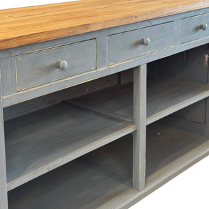 1950's Vintage Counter with Wooden Pulls