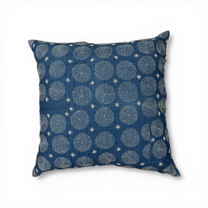 Vintage Fabric Pillow w/ Trillium 20.5" x 20"